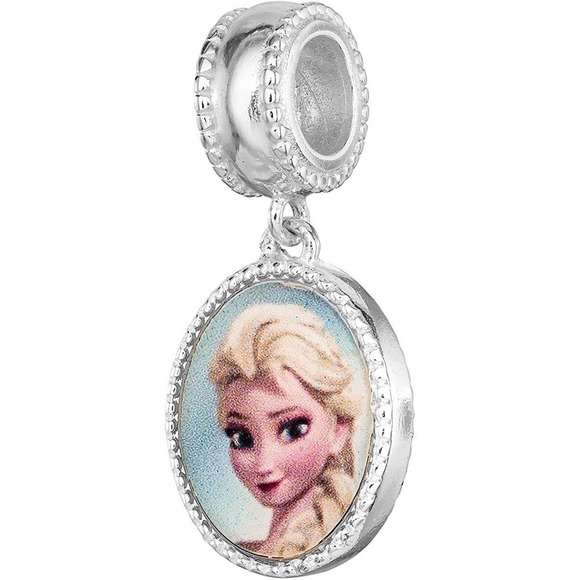 Disney Frozen Sterling Silver 2 Sided Dangle Charm - Picture 3 of 9
